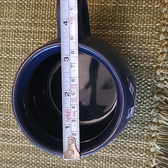 Threshold Stoneware K Letter Coffee Tea Mug Cup Navy Blue - Picture 9 of 9